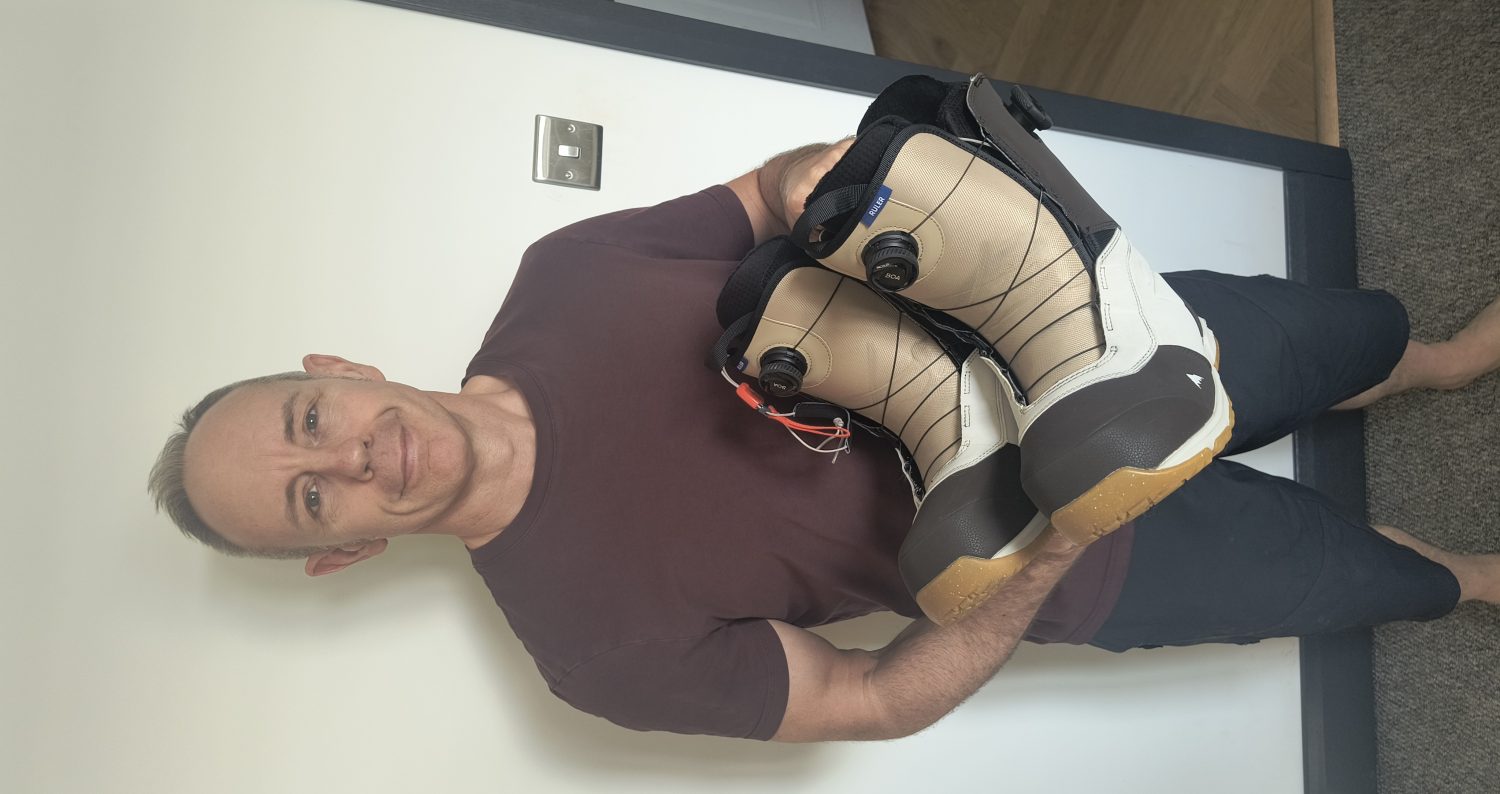 Carl Price With Burton Ruler Boots