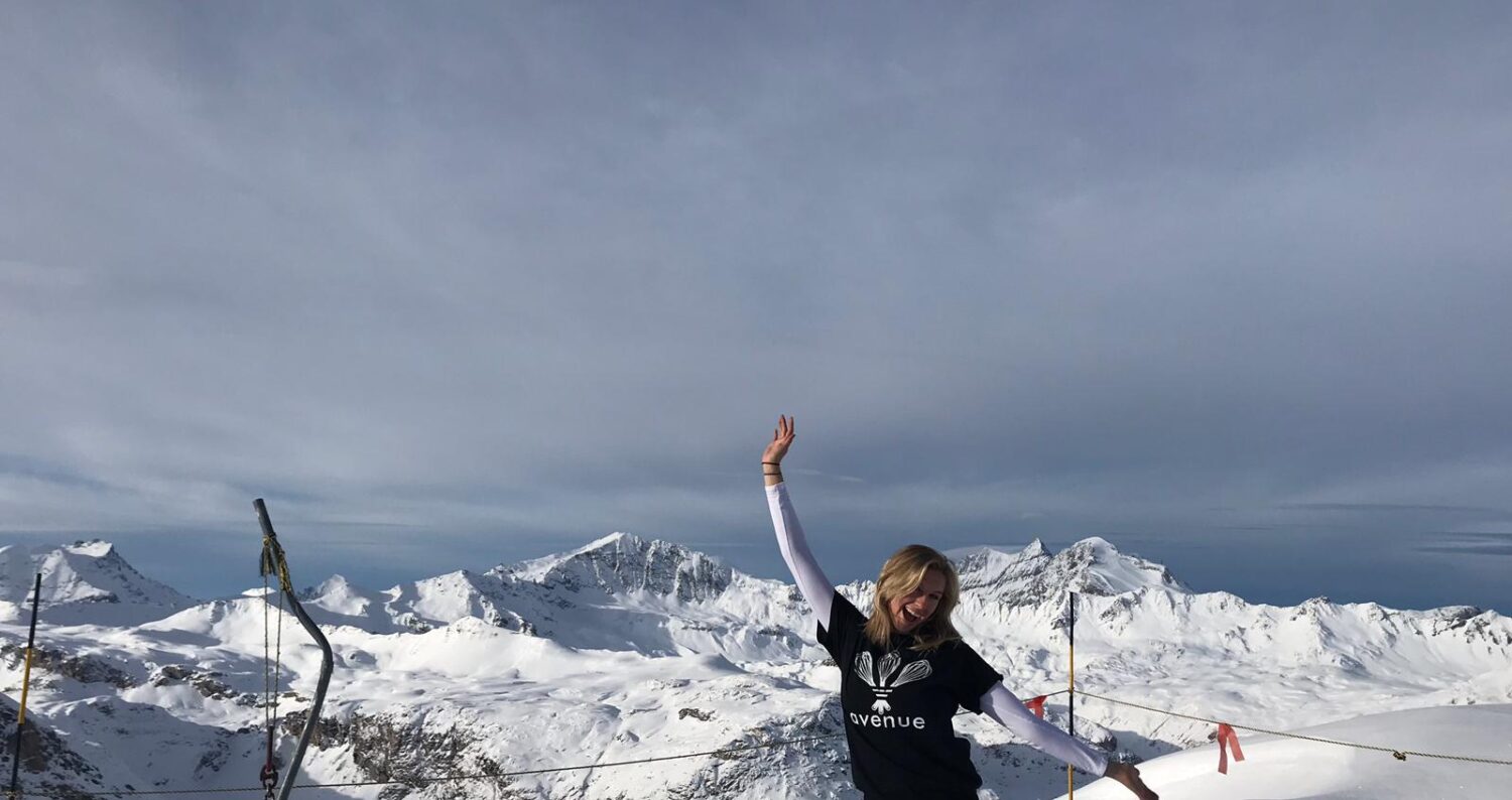 Lily on slopes