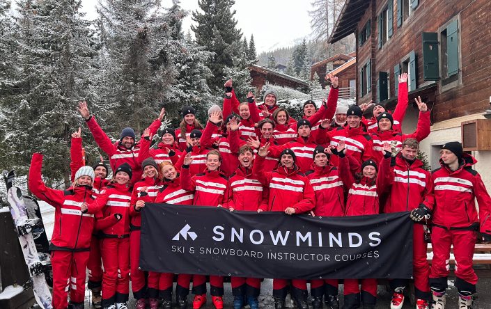 Red suit group picture