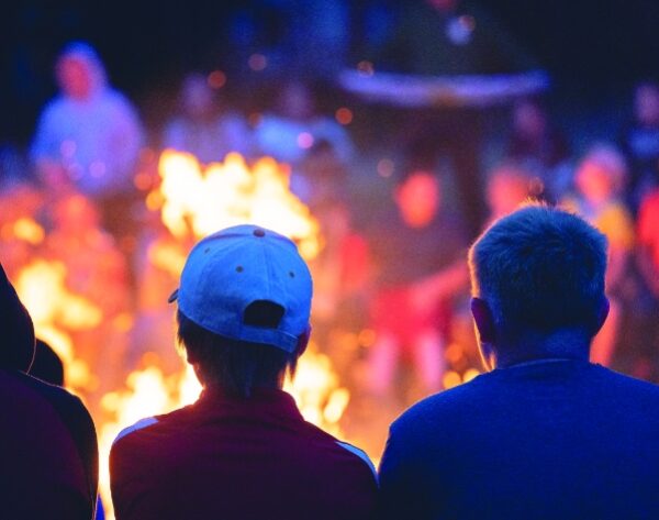 Summer camp fire