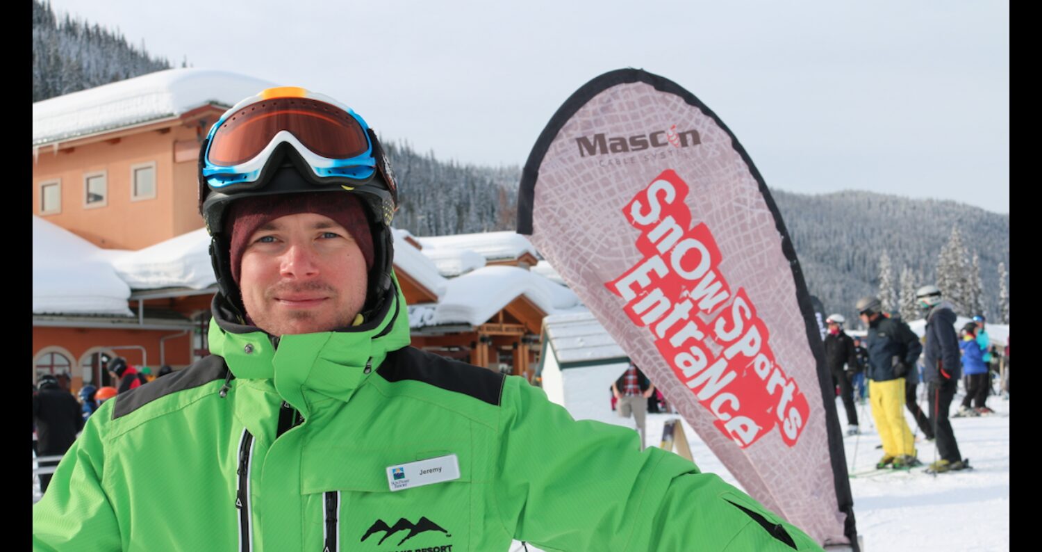 Jez - working as a ski instructor on his gap year