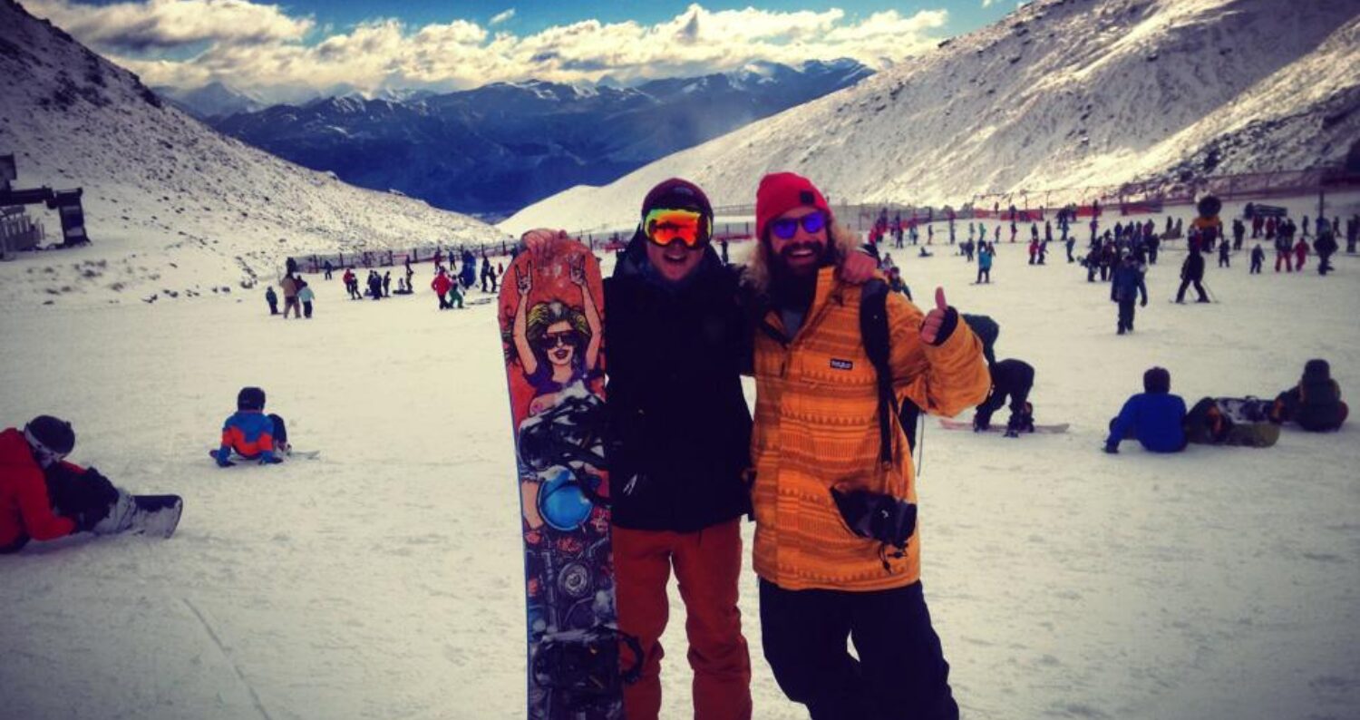 Skiing buddies are for life