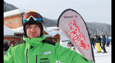 Jez - working as a ski instructor on his gap year