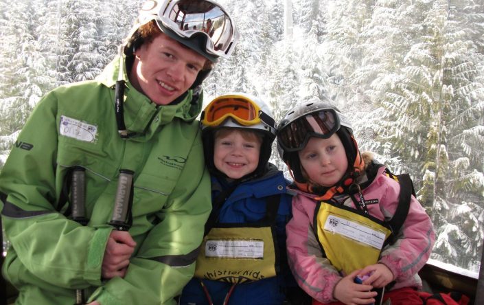 Working as a ski instructor with Whistler Kids