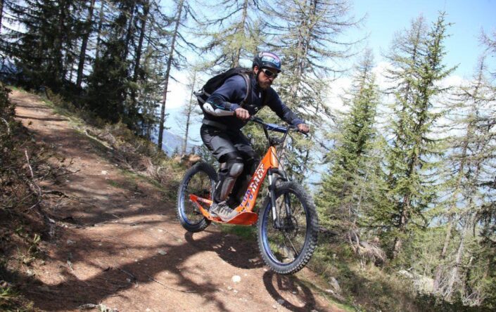 mountain biking
