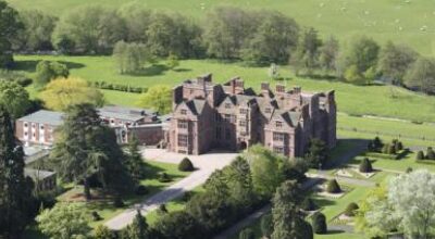 Condover hall aerial view