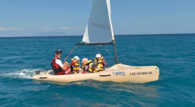 Children sailing